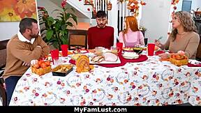 Intense Threesome Ends With Nate Covering Faces and Tits - Myfamlust!