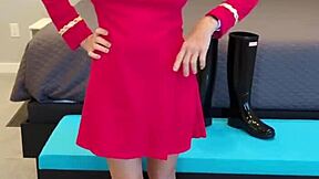 Boldly Going Into Fetish Roleplay With Redhead Petite Milf