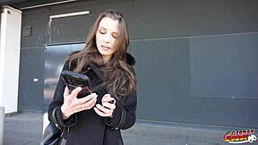 German Scout - Skinny Emma Scarlett Takes Anal Fisting and Hard Banging at Casting!