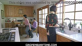 Gropemeanytime freeuse milf stepmom Jessica Ryan groped by Jack Vegas