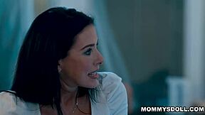 reagan foxx quizzes stepdaughter gia dibella on steamy midnight interracial lesbian encounter