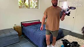 Hung Alpha Muscular Bodybuilder Cock Smashes Bigbooty Natural Tits Slut in Nasty Doggy Fuckdown!