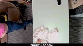 guard suspects teen 18+ hiding stolen merchandise in her pants