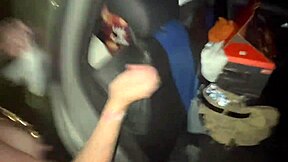 Teen Friends Get Anal In Public Car