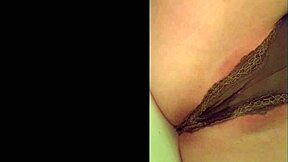 This cute teen girl soaks her panties in excitement