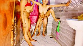 uttaran20 delivers an epic wet threesome in the shower