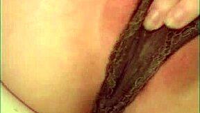 This cute teen girl soaks her panties in excitement