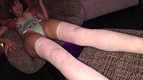 Super Wet Japanese Babe With Huge Tits Cums Hard!