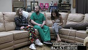 Daisy Bean’s pussy blasted with cum in backstage roleplay session