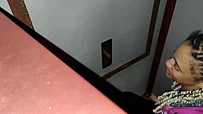 uhh, first time at glory hole, so nervouss...