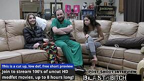 Daisy Bean’s pussy blasted with cum in backstage roleplay session