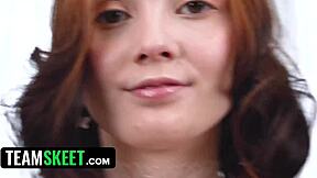 Massive black cock versus slender teen in dating scenario trailer