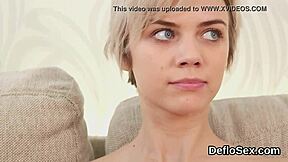 Wow, watch this kitten finger her tight slit till she explodes!