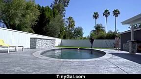 big dick guy spanks tiny 18+ teen hard in wild bang