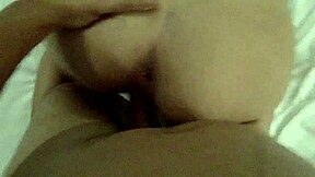 Venezuelan teen feels intense pleasure in doggystyle fuck