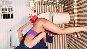 Bhabi eat boyfriend cock riding doggy style.