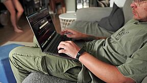 McDonald's Co-Worker Redhead Teen Surprises with Deepthroat After Shift