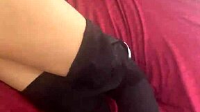 Petite 18-year-old Mexican enjoys homemade fun with boyfriend. She loves every moment of it.