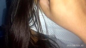 skinny 18yo begs for anal and tit play