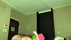 Can Petite Ebony Slut Handle Throat And Pussy Stretching From Bbc?