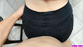 my hot sister-in-law craves a big cock so i tease her ass with a carrot