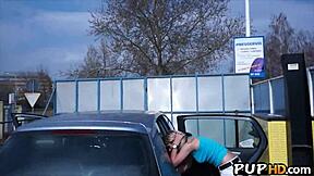 This Hot Teen Named Tracy Anderson Gets Fucked In Public Outdoors