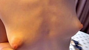 young slender teen rips clothes in sexy striptease 😏