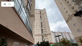 amberzinha shows off new apartment and breaks it in with homemade banging