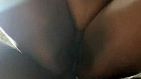 Big ass ebony bounces hard on big black dick!