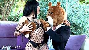 Hot Petite 18+ Latina Babe With Perfect Body Fucking With Pervert Teddy Bear