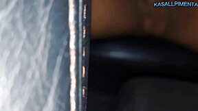 Brazilian wife moans on stranger's cock in public 😈