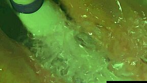 Stunning blonde teen sweats hard while fingering to intense orgasm.