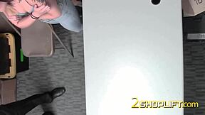 tattooed milf shoplifter takes a rough pounding in store