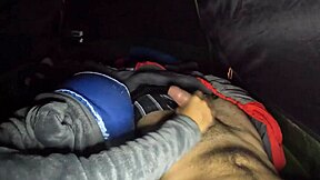 camping with my curvy stepsis, banging her inside the tent! 😜