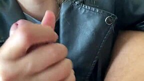 Wanna see quick POV sex with hot teen 18+ in leather?