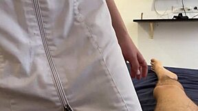 called a doc home and just couldn’t hold back with that young blonde’s big ass