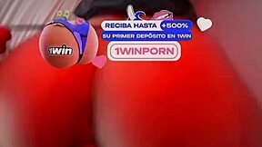 latina with round ass twerking on big cock like a pro