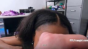 Petite Black Masseuse Caught by Mall Cop—Sticky Fingers or Something Else?