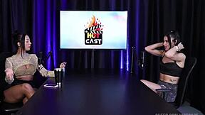 debora andrade's hot cast compilations part 3 in sheer red lingerie