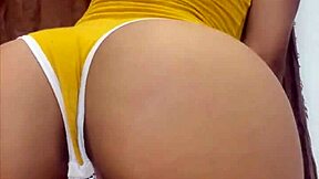 Petite babe craves huge cock inside her tight pussy