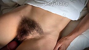 hey, risky tease with big dick in hairy wet pussy orgasm