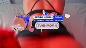 latina with round ass twerking on big cock like a pro