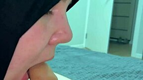 Damn! Tiny Dick Humiliated By Wicked Muslim Babe In Hijab!