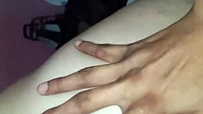 admiring the beautiful latina's skinny ass and legs in the amateur video.