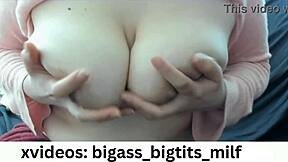 young 18+ bbw milf fingers big oiled pussy and asshole solo with cum 😈