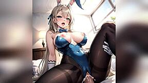 fucking big butt hard in tight cunt, huge cock anal.