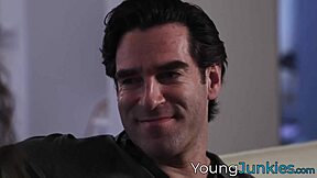 curly haired victoria voxxx gets fingered muff dived and fucked hard