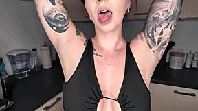 follow me for more redhead german content with tattoos