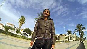 Nancy Love Watches Damaris Ride a Cock in Hot Interracial Threesome with Shaved Brunette Pussy