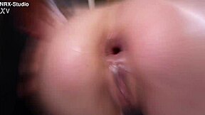 can skinny 19yo sasha handle 9vs1 mega hard anal action?